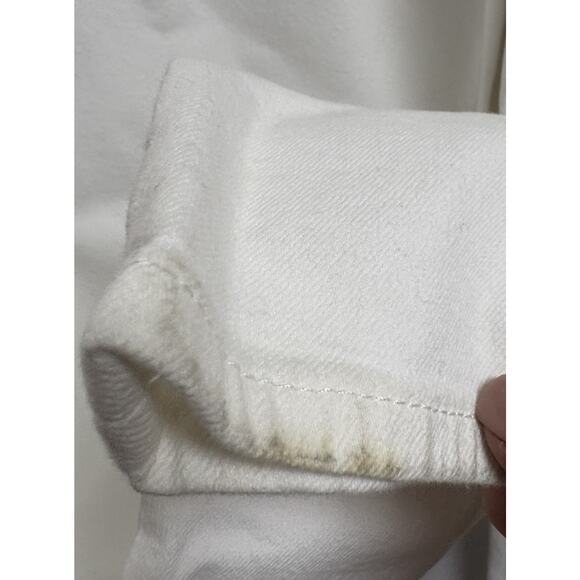 Good American Good Waist Palazzo Jeans White Wide Leg NWT Size 14 READ - Picture 11 of 11